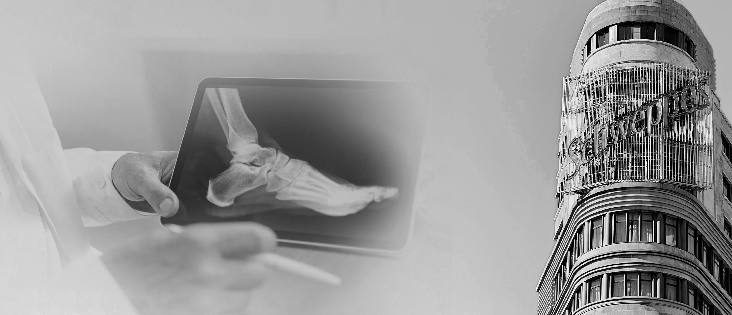 Paisaje de Madrid icónico de Gran Vía que representa los valores de SORCOM